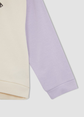 Фіолетовий демісезонний костюм (світшот, штани) брючний DeFacto