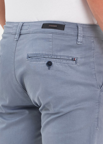Серо-голубые кэжуал демисезонные прямые брюки Trend Collection
