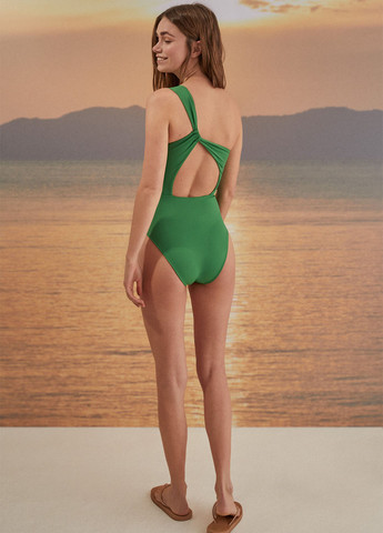 Зелений літній купальник суцільний Women'secret