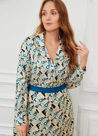 Комбинированная блуза SHEIN