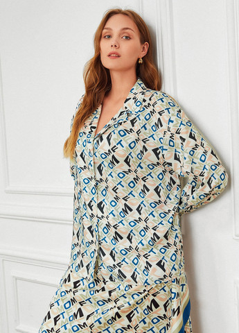 Комбинированная блуза SHEIN