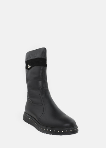 Черные зимние полусапоги rp7750 черный Passati