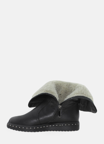 Черные зимние полусапоги rp7750 черный Passati