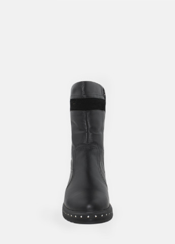 Черные зимние полусапоги rp7750 черный Passati