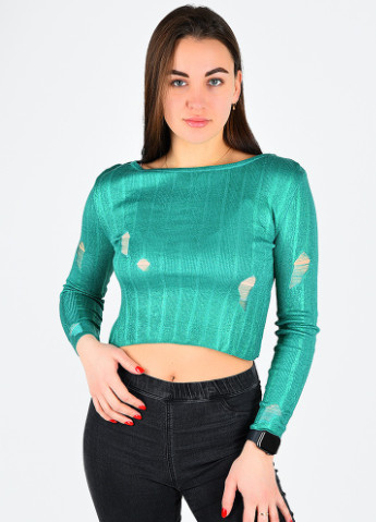 Зеленый демисезонный свитер AAA