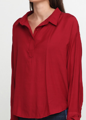 Бордовая демисезонная блуза Stella Milani