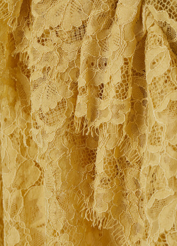 Светло-жёлтая блуза кружевная H&M