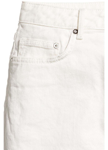 Белая джинсовая юбка H&M