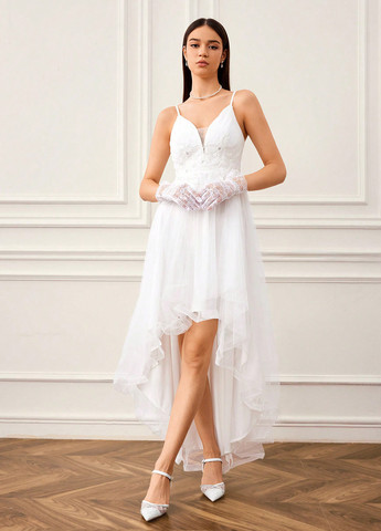 SHEIN Туфлі слінгбекі білий з текстиль, китай — демісезон (332389544)