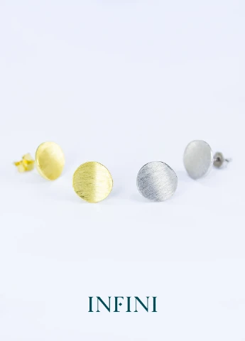 Сережки срібні Infini монетки (222694057)