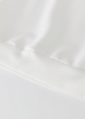 Белый свитшот SHEIN новогодний без декора (340304498)