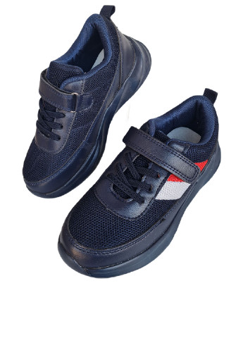 Темно-синие демисезонные кроссовки JG