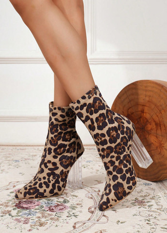 Бежевые демисезонная ботильоны SHEIN