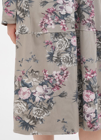 Пісочна кежуал сукня Made in Italy з квітковим принтом