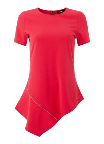 Коралловая летняя блуза DKNY