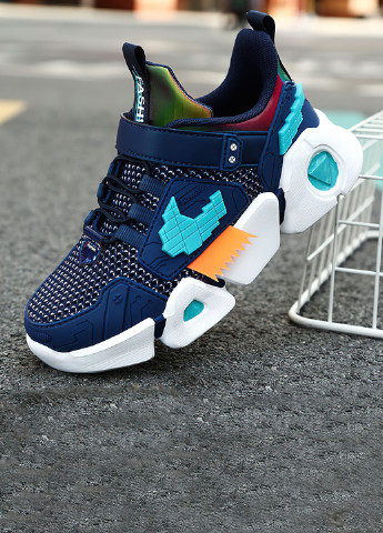 Синій Осінні стильні дитячі кросівки лего DobraMAMA