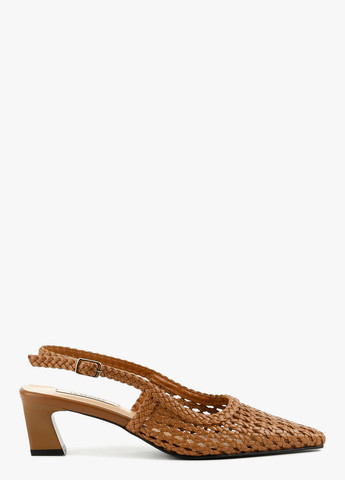 Le'BERDES Туфлі слінгбекі коричневий з натуральна шкіра, україна — літо (370483609)