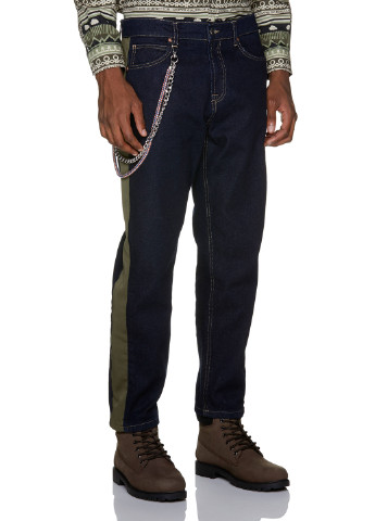 Черные демисезонные прямые джинсы United Colors of Benetton