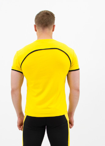 Желтая мужская спортивная футболка glory yellow FitU