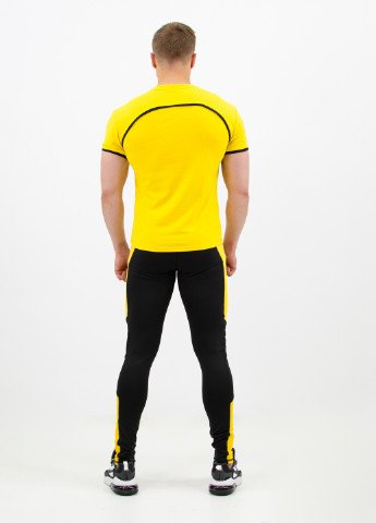 Жовта чоловіча спортивна футболка glory yellow FitU