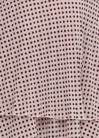 Розовая кэжуал в горошек юбка Vladim плиссе