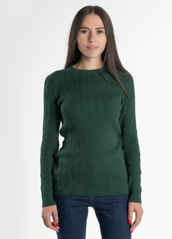 Зеленый демисезонный свитер женский Arber Crew-neck WK024