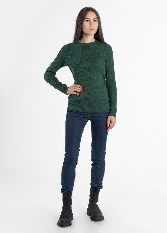 Зеленый демисезонный свитер женский Arber Crew-neck WK024