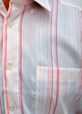 Светло-розовая кэжуал рубашка в полоску Ager