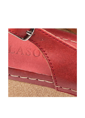 Красные сандалі arc-2008-02 Lasocki с ремешком с тиснением