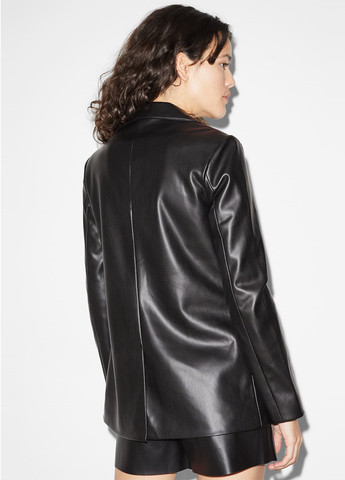 Черная демисезонная куртка куртка-пиджак C&A