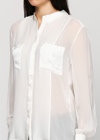 Белая летняя блуза Silvian Heach