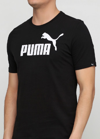 Черная футболка с коротким рукавом Puma