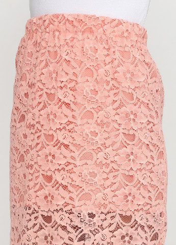 Персиковая кэжуал однотонная юбка Zephyros карандаш