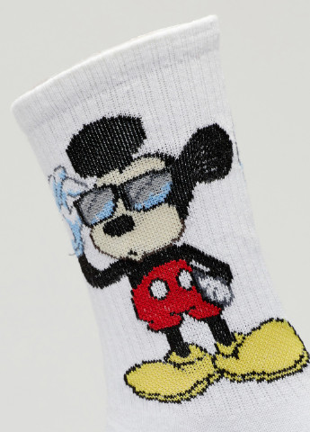 Шкарпетки Міккі Маус Rock'n'socks білі повсякденні