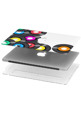 Чохол пластиковий для Apple MacBook Air 13 A1466 / A1369 Вінілові платівки (Vinil records) (6351-2117) MobiPrint (218505337)