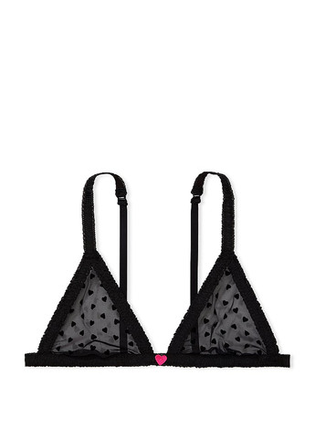 Чорний демісезонний комплект (бюстгальтер, трусики) Victoria's Secret