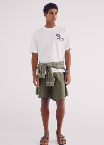 Біла футболка Springfield