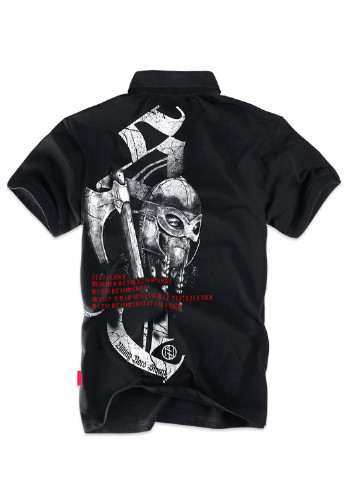 Черная футболка-футболка поло dobermans viking storm tsp138bk для мужчин Dobermans Aggressive