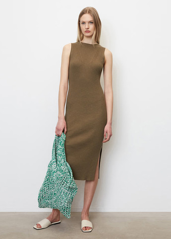 Коричневое кэжуал платье Marc O'Polo однотонное