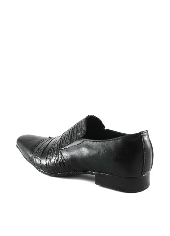 Черные туфли без шнурков GSL