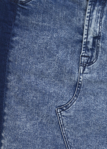 Разноцветная джинсовая однотонная юбка IVY