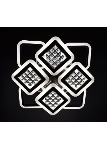 Люстра потолочная LED с пультом A2723/4+4S-RGB-bk-d Черный 11х54х62 см. Sunnysky (253628016)