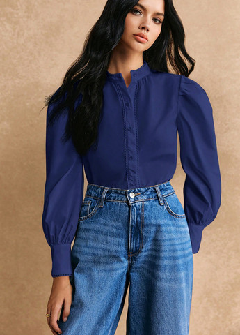 Синяя блуза SHEIN