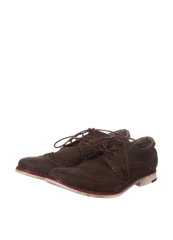 Кэжуал коричневые мужские канадские туфли Muks на шнурках