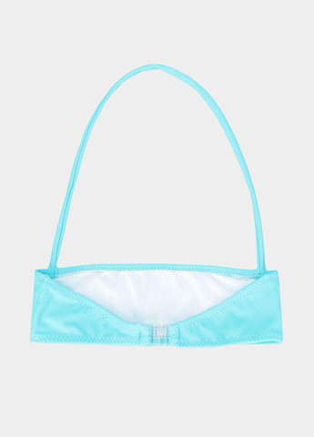 Светло-бирюзовый демисезонный купальник (лиф, трусики) раздельный, топ Piazza Italia