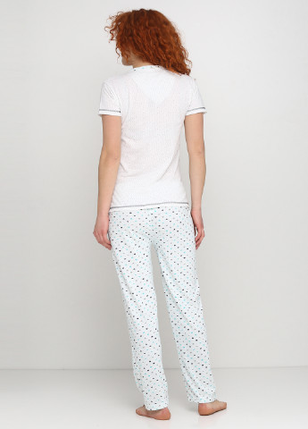 Молочный демисезонный комплект (футболка, брюки) Rinda Pijama