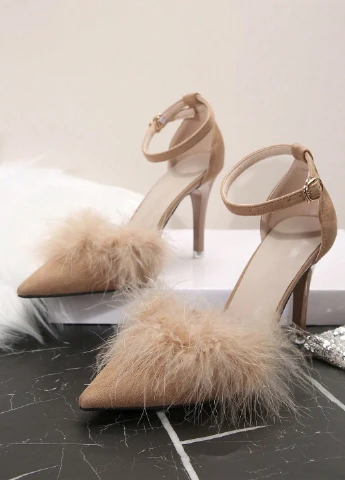 SHEIN Туфлі д'орсей бежевий з текстиль, китай — демісезон (325706651)