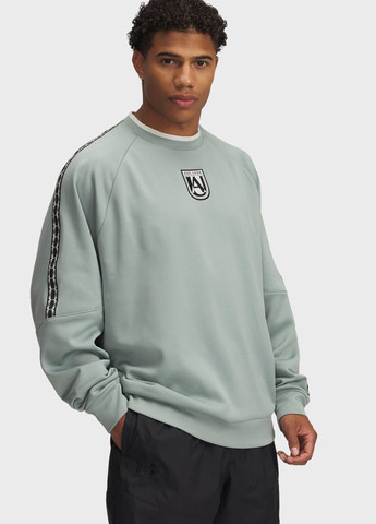Зеленый свитшот Under Armour логотип нашивки (327298873)