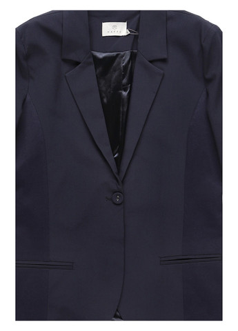 Темно-синий женский жакет Kaffe однотонный - демисезонный