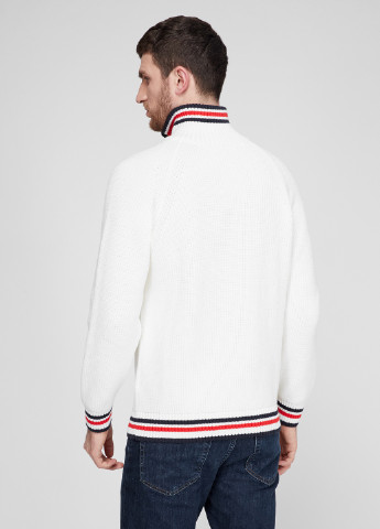 Белый демисезонный свитер Gant